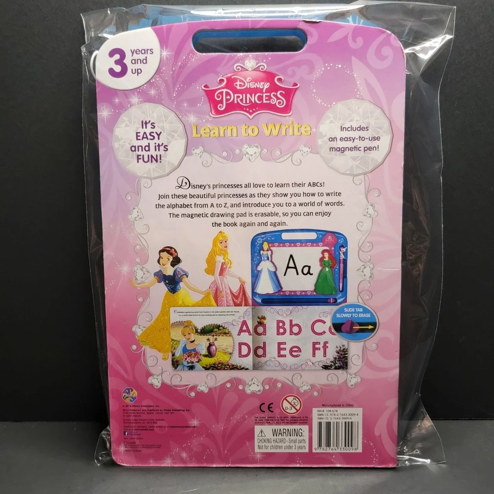 Disney Princess learn to write board book